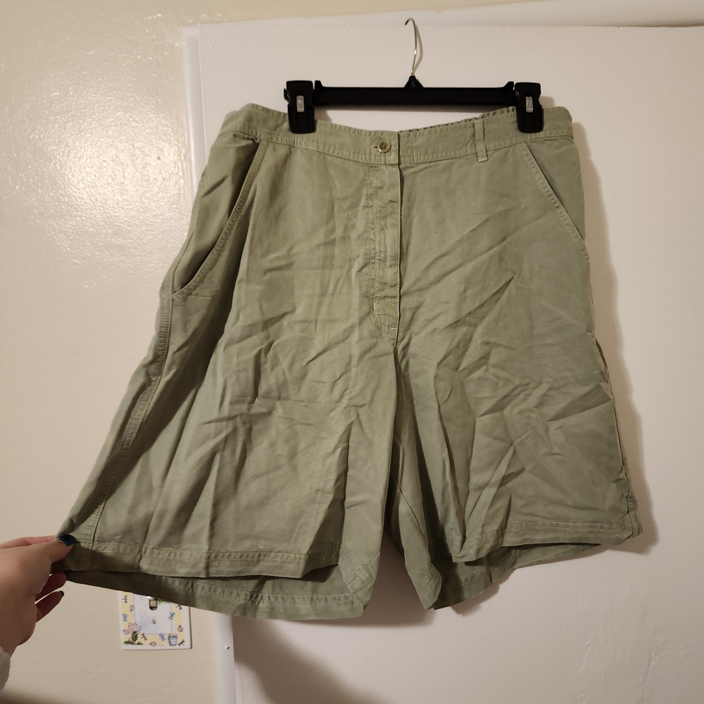 Women's Green Shorts
